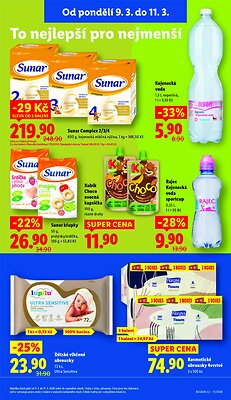 akční leták Lidl 9.3.2026-11.3.2026