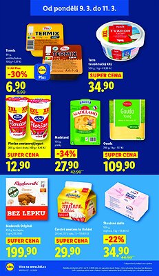 akční leták Lidl 9.3.2026-11.3.2026