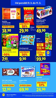 akční leták Lidl 9.3.2026-11.3.2026