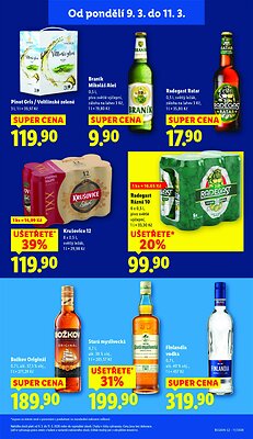 akční leták Lidl 9.3.2026-11.3.2026