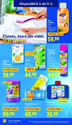 akční leták Lidl 9.3.2026-11.3.2026