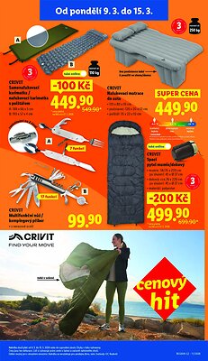 akční leták Lidl 9.3.2026-11.3.2026