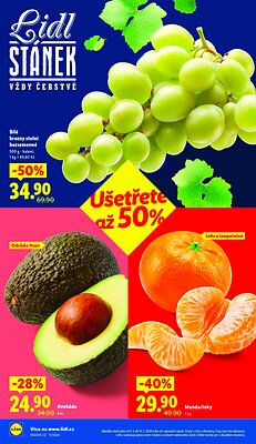 akční leták Lidl 9.3.2026-11.3.2026