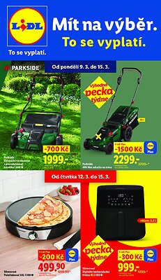 akční leták Lidl 9.3.2026-15.3.2026