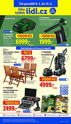 akční leták Lidl 9.3.2026-15.3.2026
