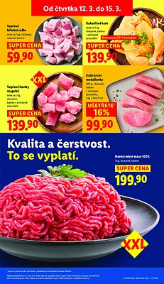 akční leták Lidl 12.3.2026-15.3.2026