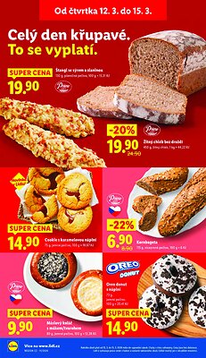 akční leták Lidl 12.3.2026-15.3.2026