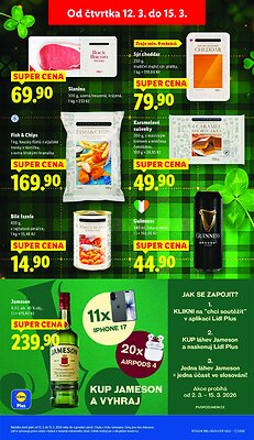 akční leták Lidl 12.3.2026-15.3.2026