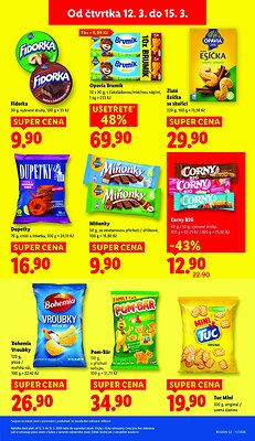 akční leták Lidl 12.3.2026-15.3.2026