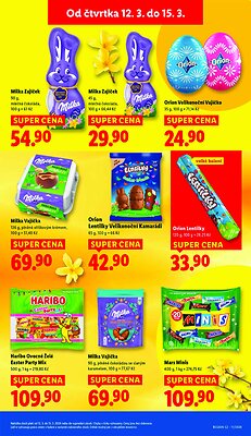 akční leták Lidl 12.3.2026-15.3.2026