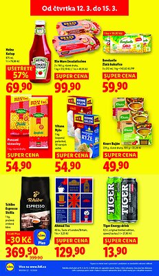 akční leták Lidl 12.3.2026-15.3.2026
