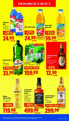akční leták Lidl 12.3.2026-15.3.2026