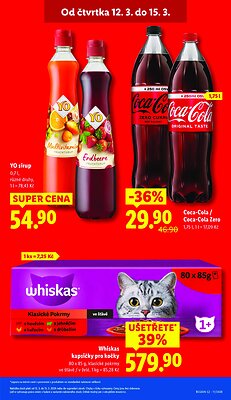 akční leták Lidl 12.3.2026-15.3.2026