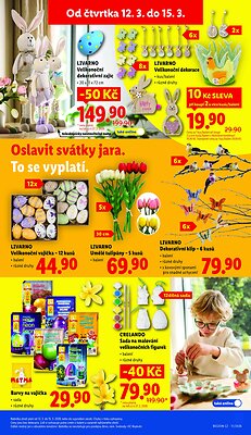 akční leták Lidl 12.3.2026-15.3.2026