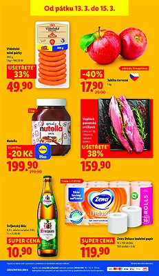 akční leták Lidl 12.3.2026-15.3.2026