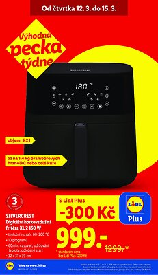 akční leták Lidl 12.3.2026-15.3.2026