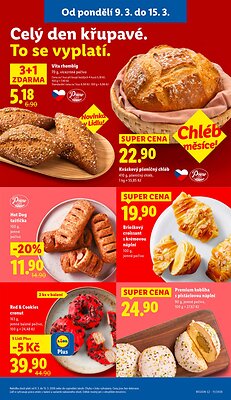 akční leták Lidl 9.3.2026-11.3.2026