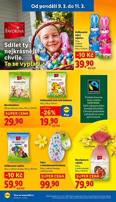 akční leták Lidl 9.3.2026-11.3.2026