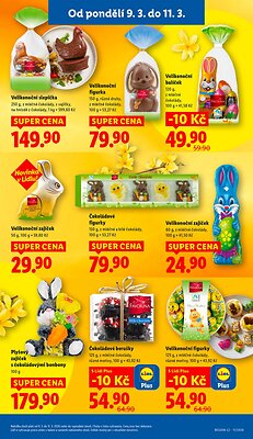 akční leták Lidl 9.3.2026-11.3.2026