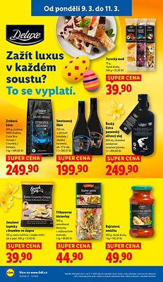 akční leták Lidl 9.3.2026-11.3.2026