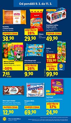 akční leták Lidl 9.3.2026-11.3.2026