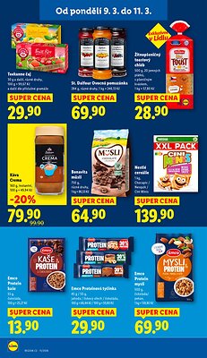 akční leták Lidl 9.3.2026-11.3.2026