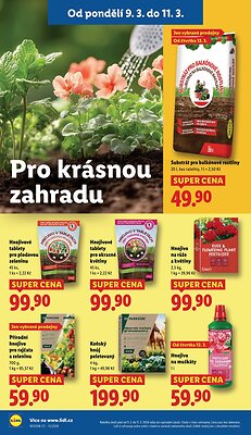 akční leták Lidl 9.3.2026-11.3.2026