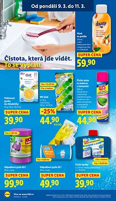 akční leták Lidl 9.3.2026-11.3.2026