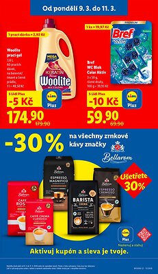 akční leták Lidl 9.3.2026-11.3.2026