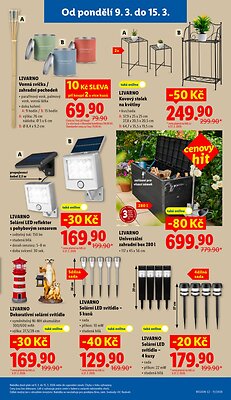 akční leták Lidl 9.3.2026-11.3.2026
