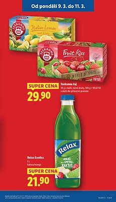 akční leták Lidl 9.3.2026-11.3.2026