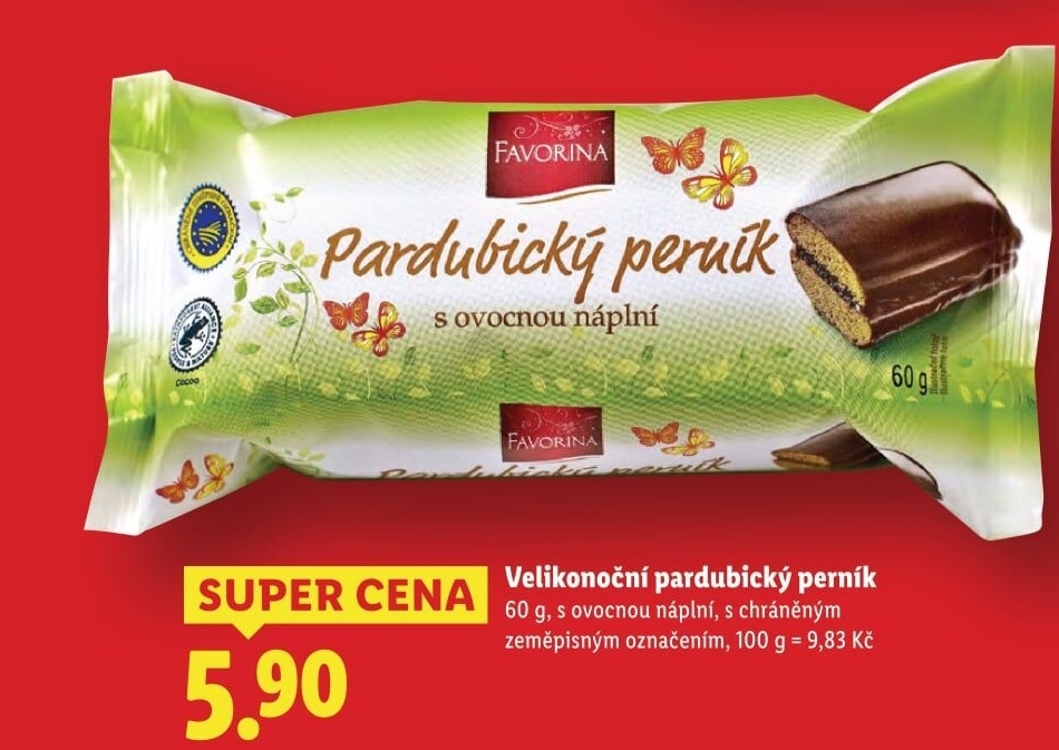 Perník pardubický Favorina