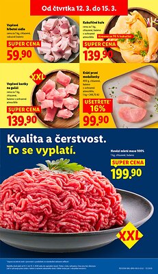 akční leták Lidl 12.3.2026-15.3.2026