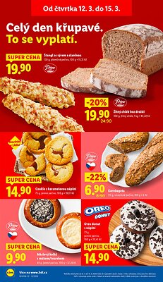 akční leták Lidl 12.3.2026-15.3.2026