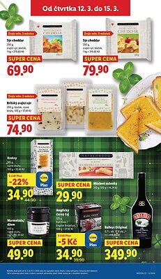 akční leták Lidl 12.3.2026-15.3.2026