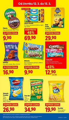 akční leták Lidl 12.3.2026-15.3.2026