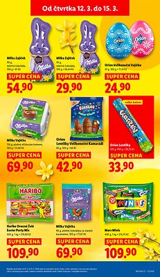 akční leták Lidl 12.3.2026-15.3.2026