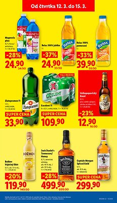 akční leták Lidl 12.3.2026-15.3.2026