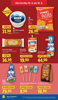 akční leták Lidl 12.3.2026-15.3.2026