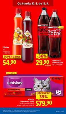 akční leták Lidl 12.3.2026-15.3.2026