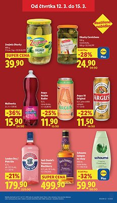 akční leták Lidl 12.3.2026-15.3.2026