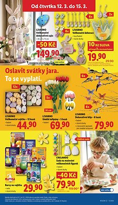 akční leták Lidl 12.3.2026-15.3.2026