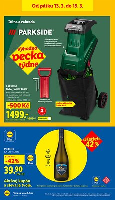 akční leták Lidl 12.3.2026-15.3.2026