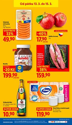 akční leták Lidl 12.3.2026-15.3.2026