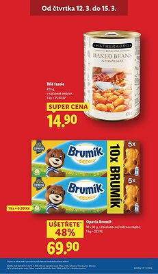 akční leták Lidl 12.3.2026-15.3.2026