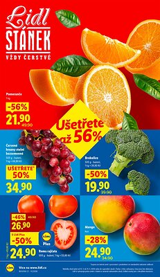 akční leták Lidl 12.3.2026-15.3.2026