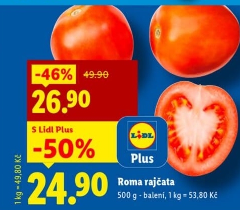 Rajčata cherry Roma