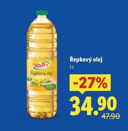 Řepkový olej Vita D'