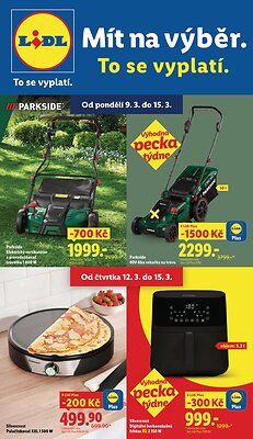 akční leták Lidl 9.3.2026-15.3.2026