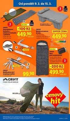 akční leták Lidl 9.3.2026-15.3.2026